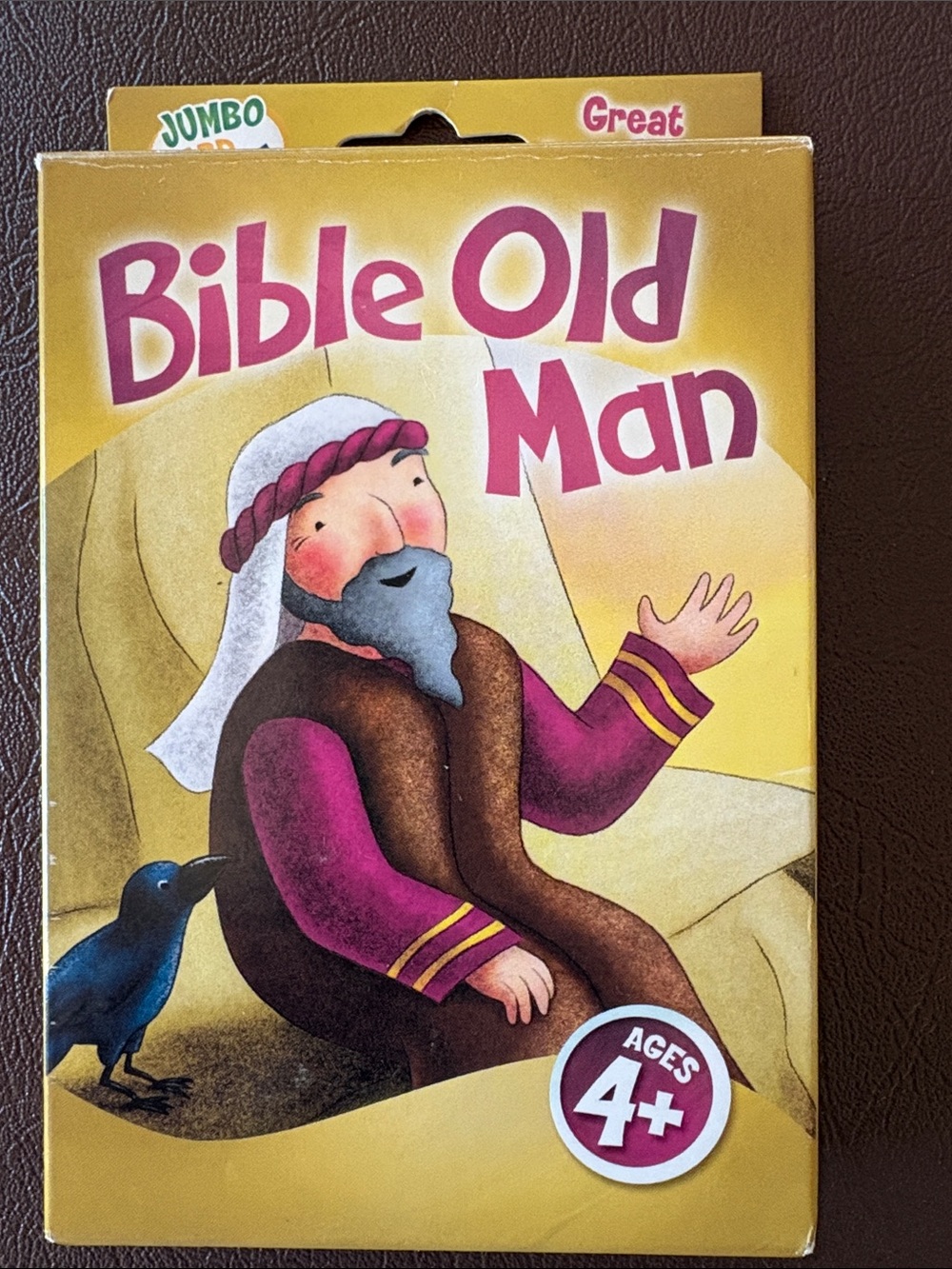 NIB Bible Old Man - Yellow and Purple Packaging